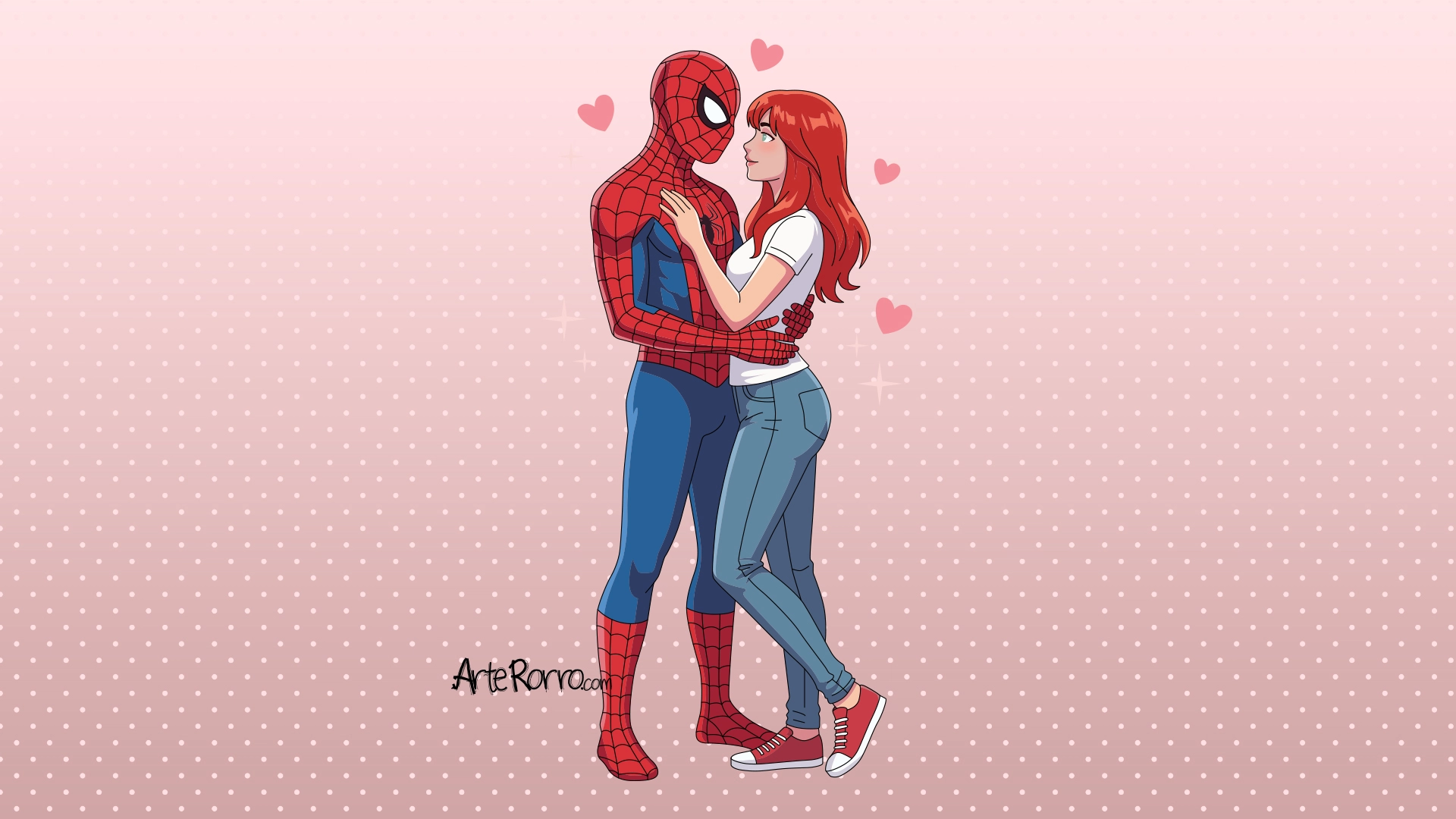 Spider Man Peter Parker Et Mary Jane Peter Parker And Mary Jane Watson