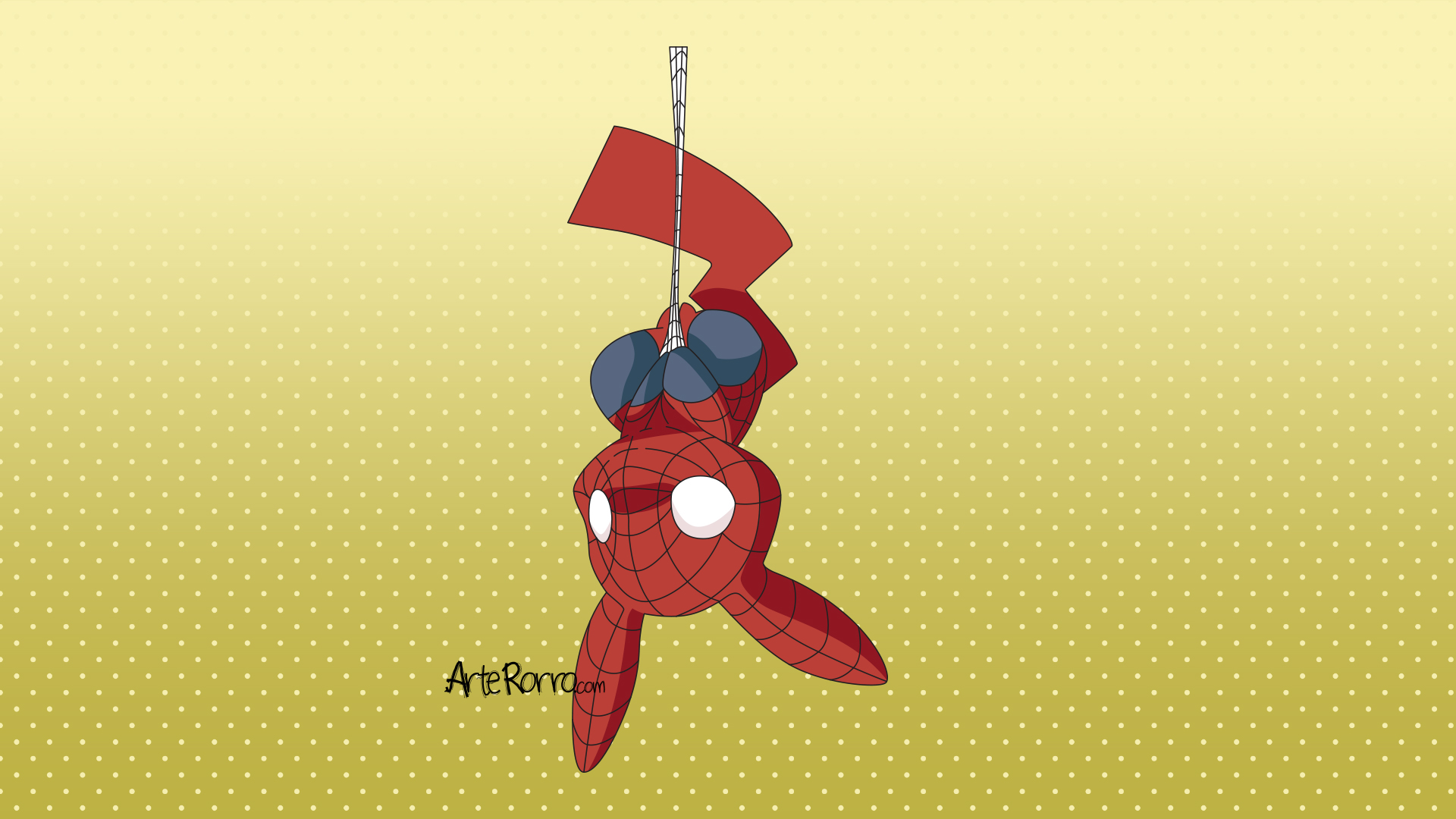 Pikachu con traje de Spider-Man