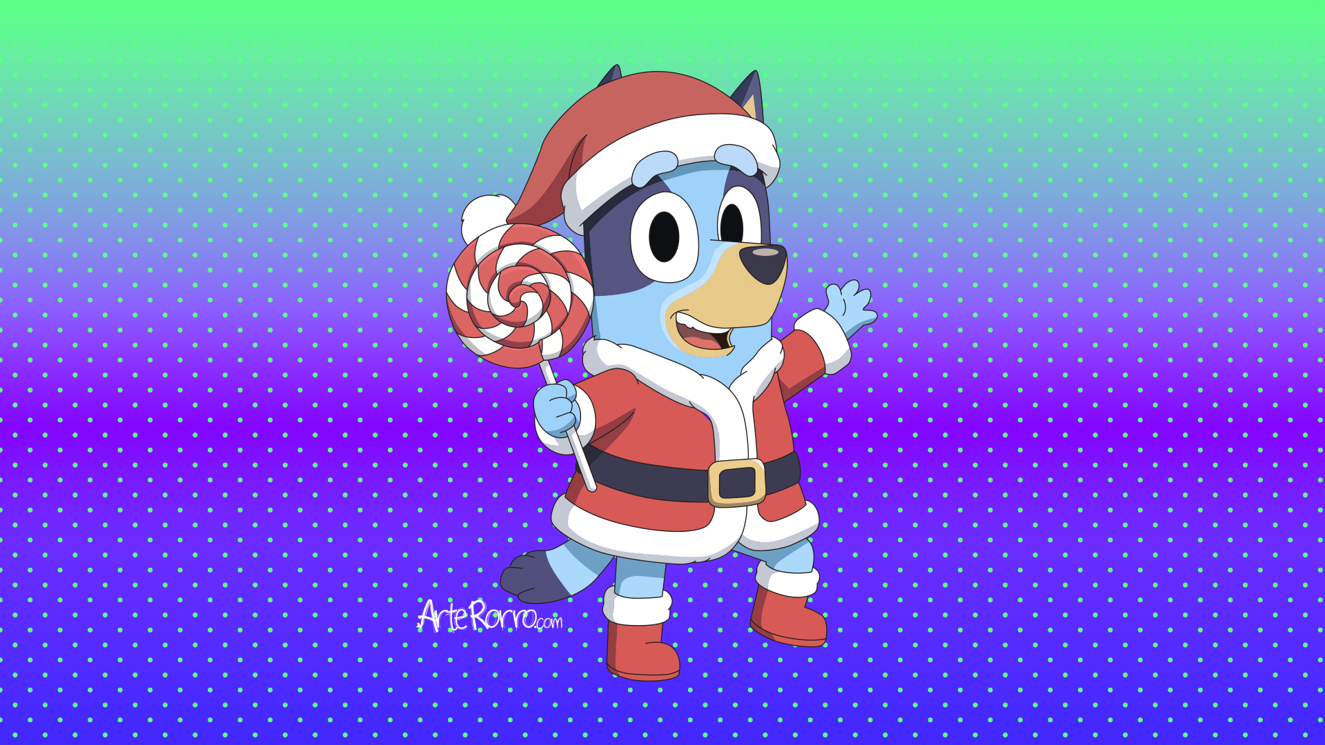 Bluey Navideño