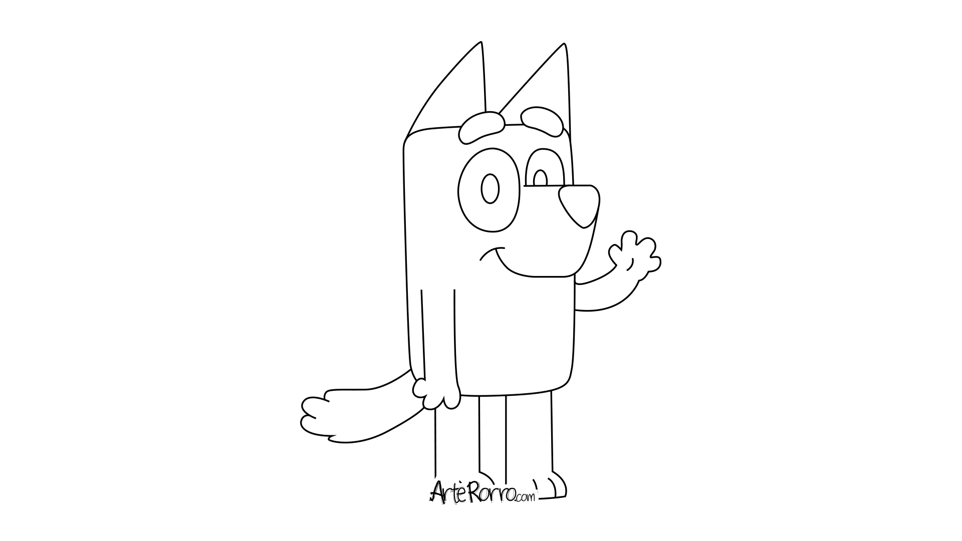 Dibujo de  Bandit Heeler