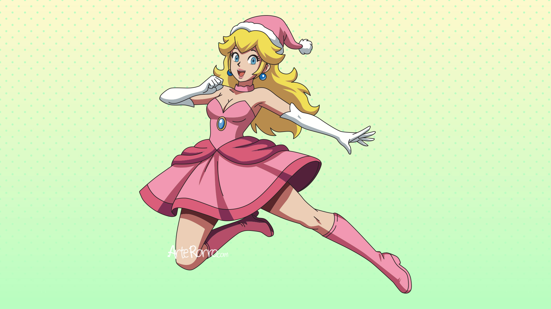 Princesa Peach Navideña