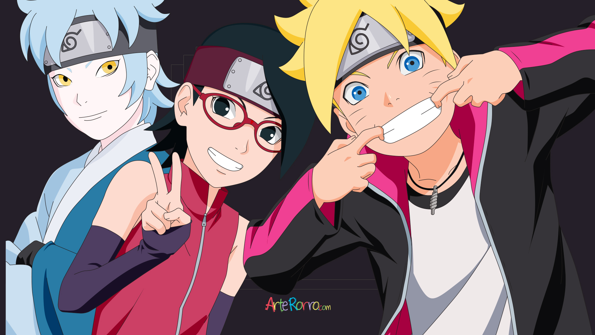Mitsuki, Sarada & Boruto