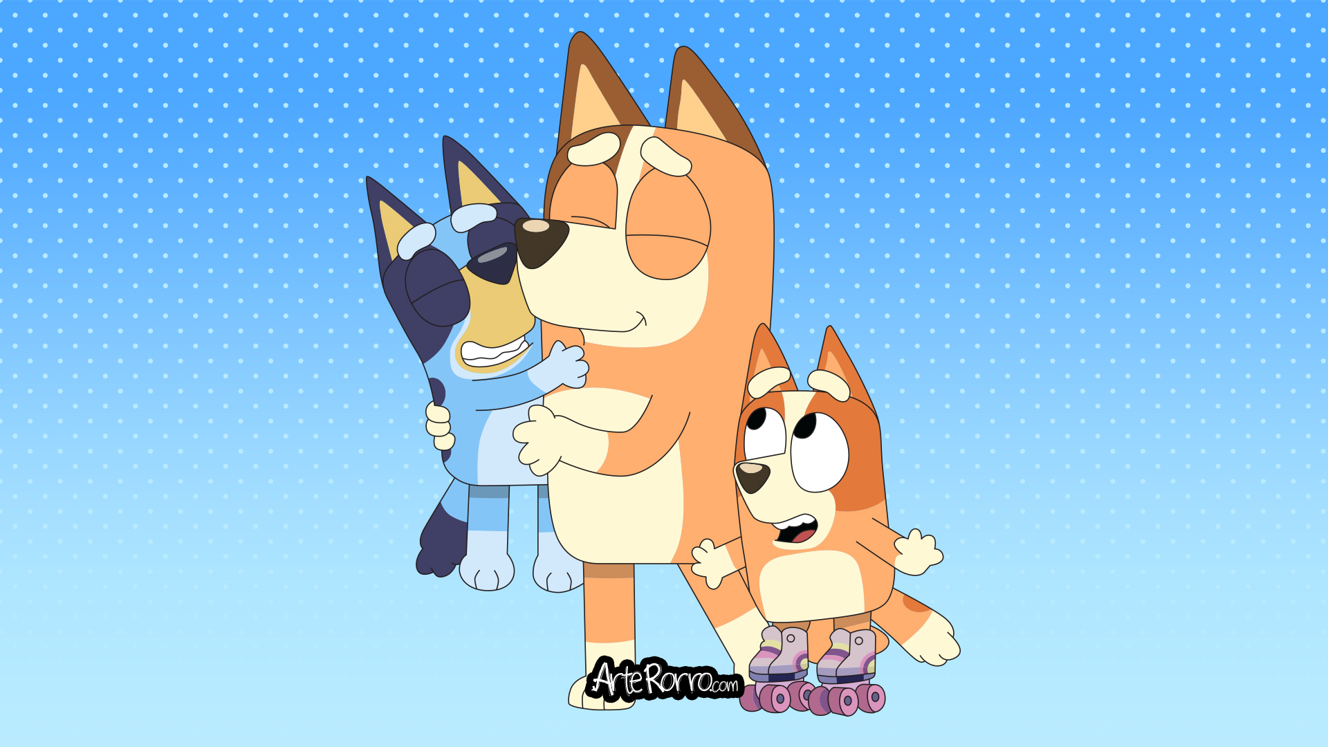 Bluey, Chilli y Bingo