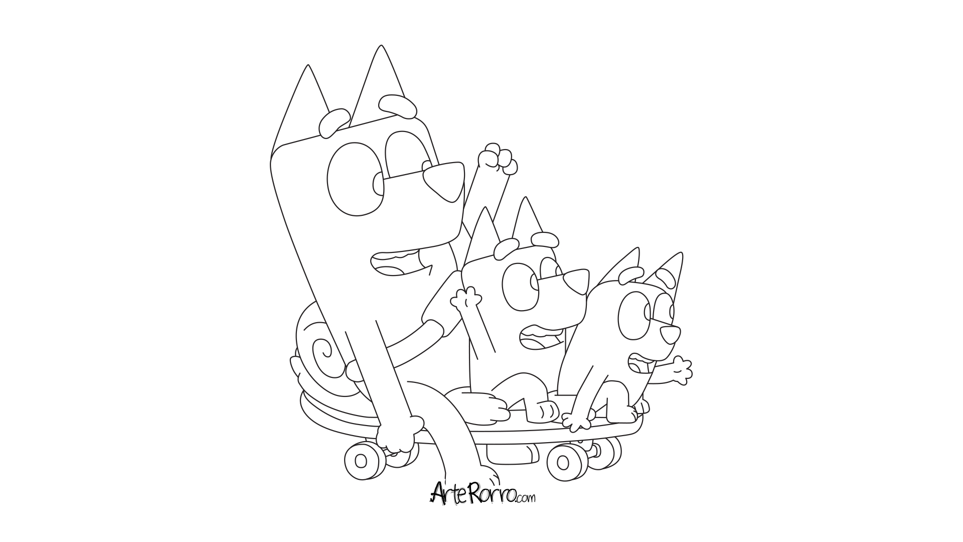  Bandit, Bingo & Bluey