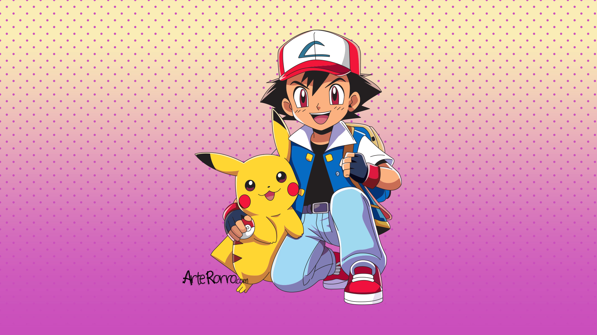 Pikachu and Ash