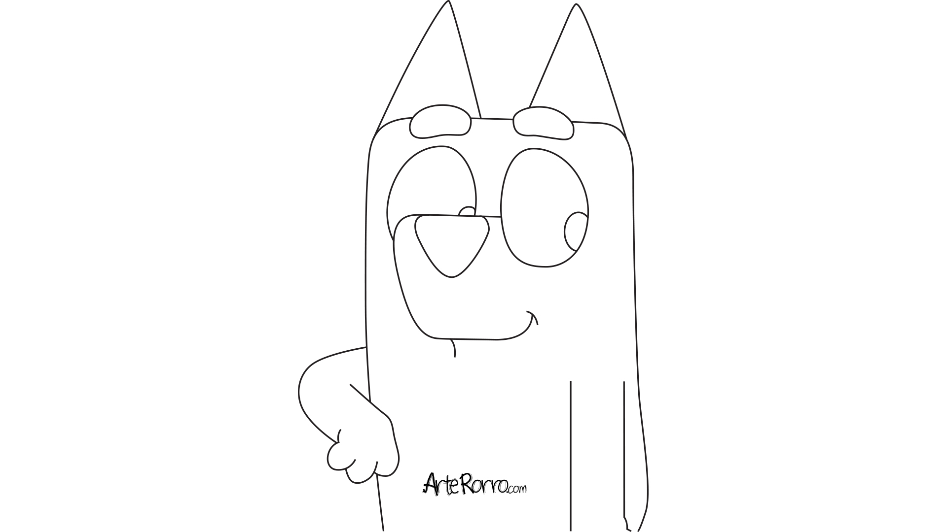 Dibujo de  Bandit Heeler