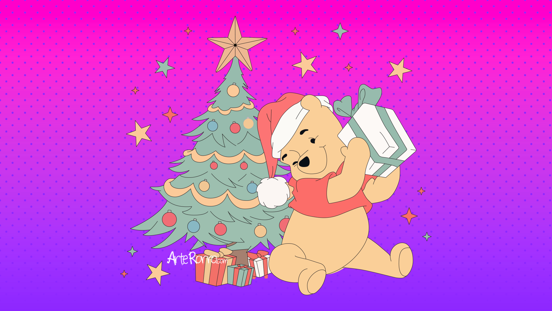 Winnie the Pooh Navidadeño