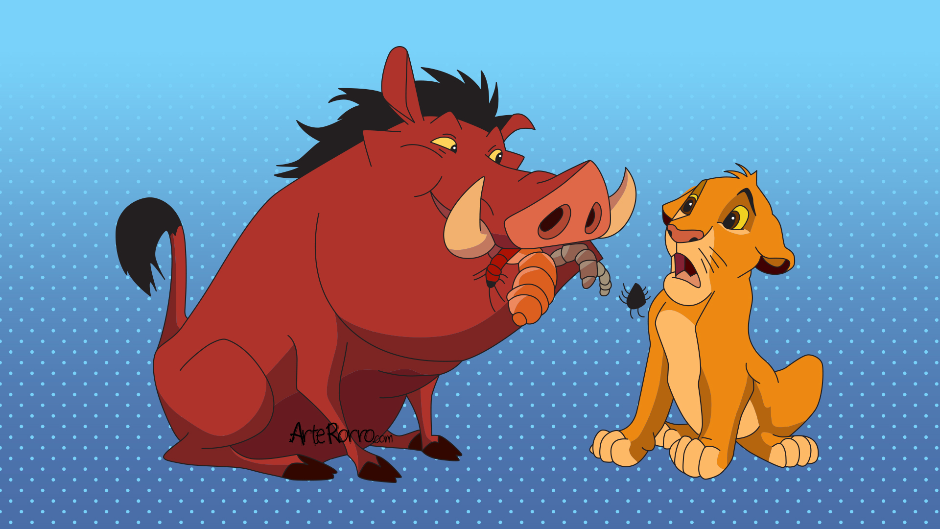 Pumbaa & Simba